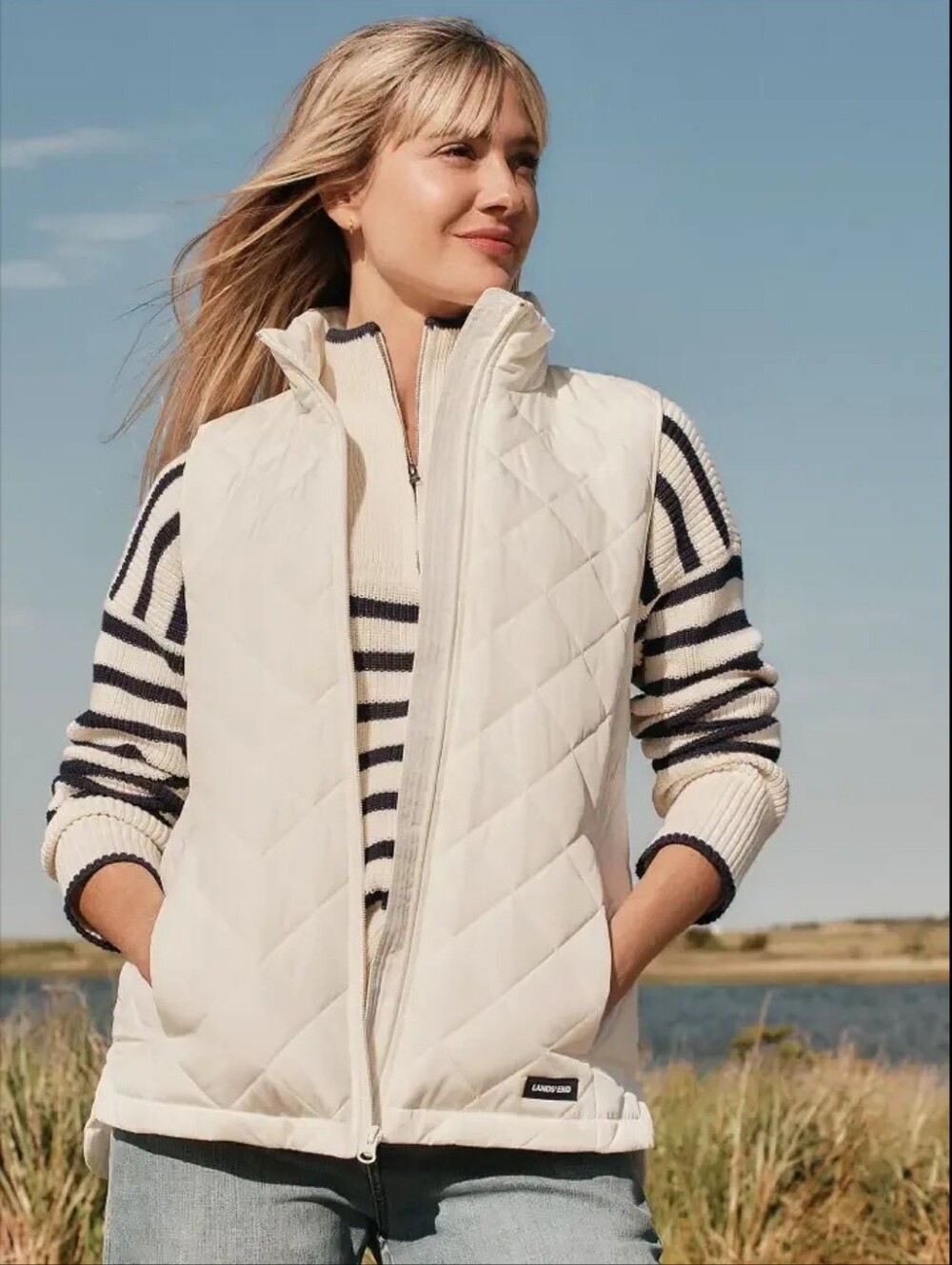NWOT Lands' End Lightweight Quilted Vest